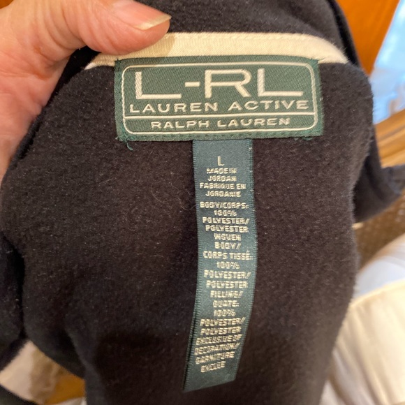 LRL Lauren Active Ralph Lauren Womens Quilted full Zip Jacket White Size Large - Picture 4 of 7